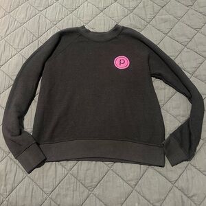 Spiritual Gangster Black Sweater with Pink Emblem